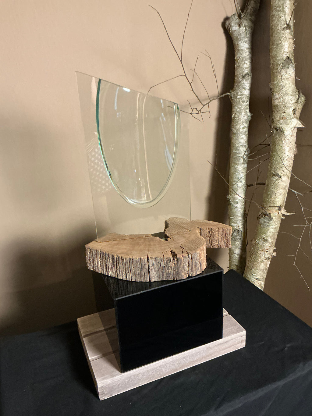 Modern artistic meets Woodland Container