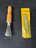 Ikebana moribana rake and kenzen straightener